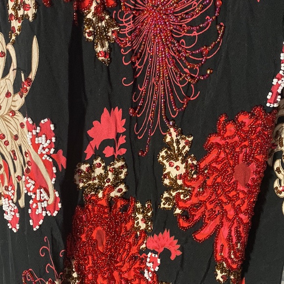 NWOT Designer Salabianca Beaded Form Fitting Dress - Picture 2 of 4